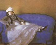 Edouard Manet Madame Manet on a Divan oil painting